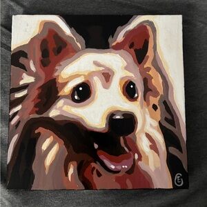 Custom Dog Portrait Painting